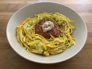 Spaghettis de légumes à la Napolitaine