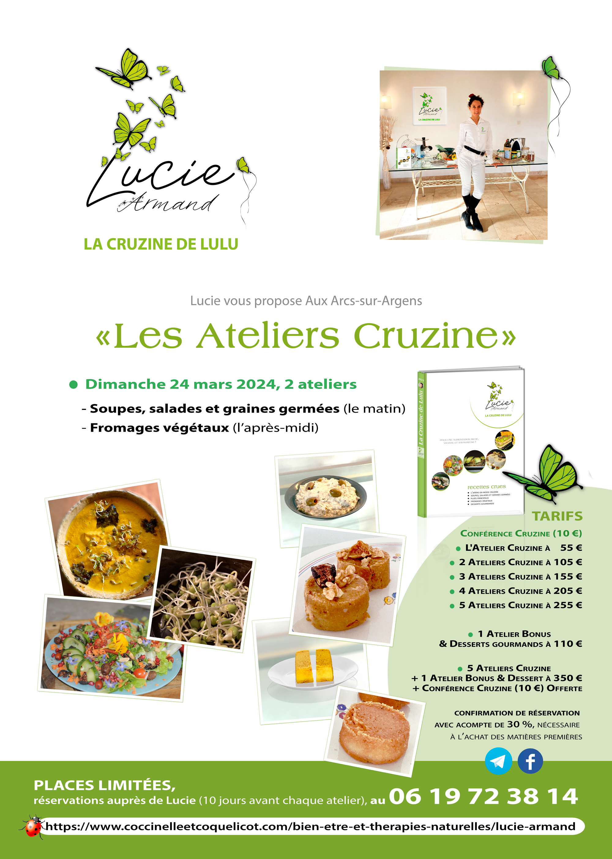 Affiche atelier La Cruzine de Lulu, dimanche 24 mars 2024
