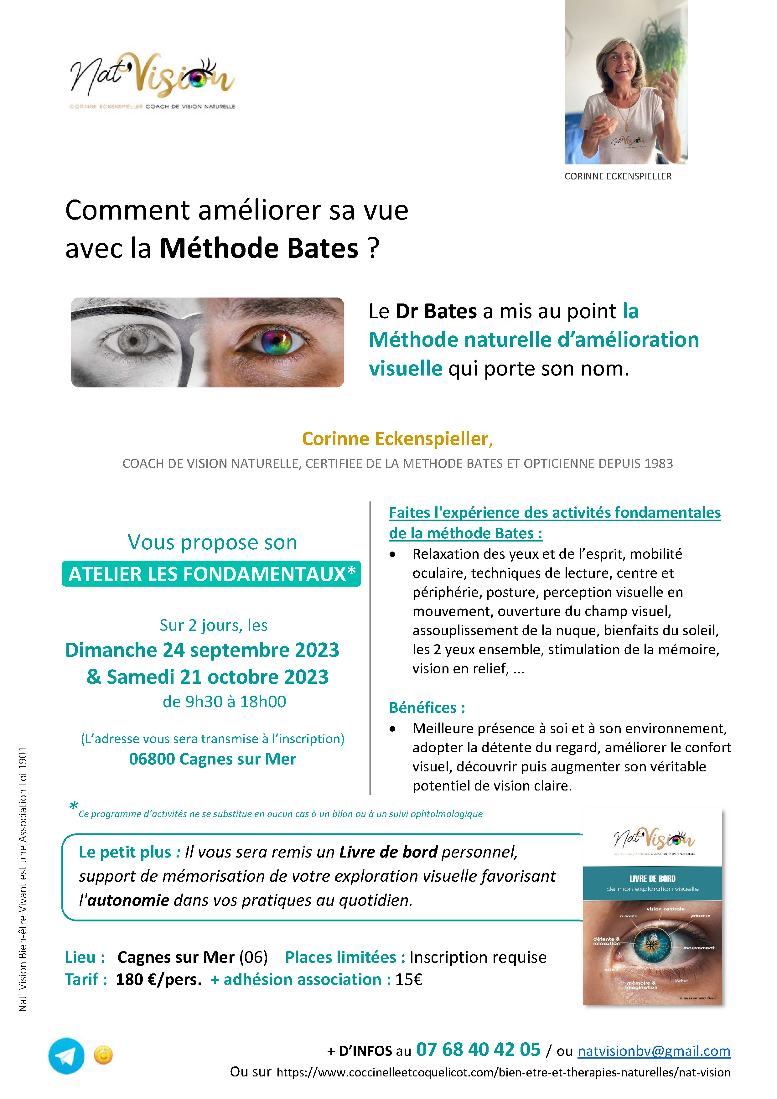 affiche atelier premiers pas Nat'Vision