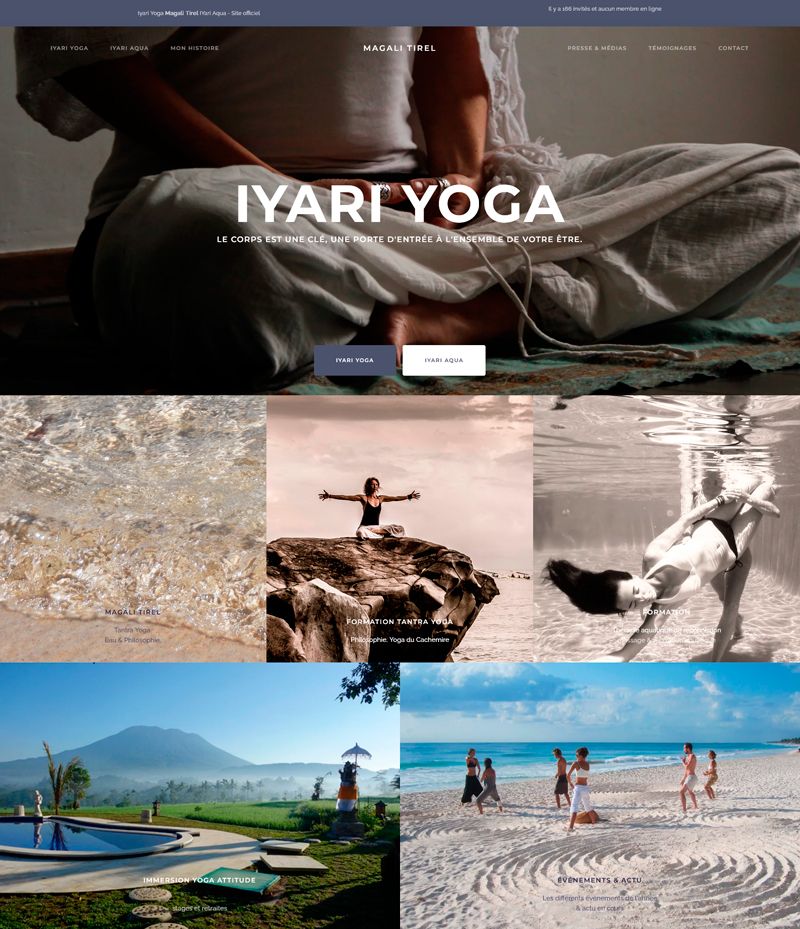 site de Magali Tirel