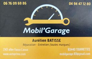 carte de visite Mobil Garage